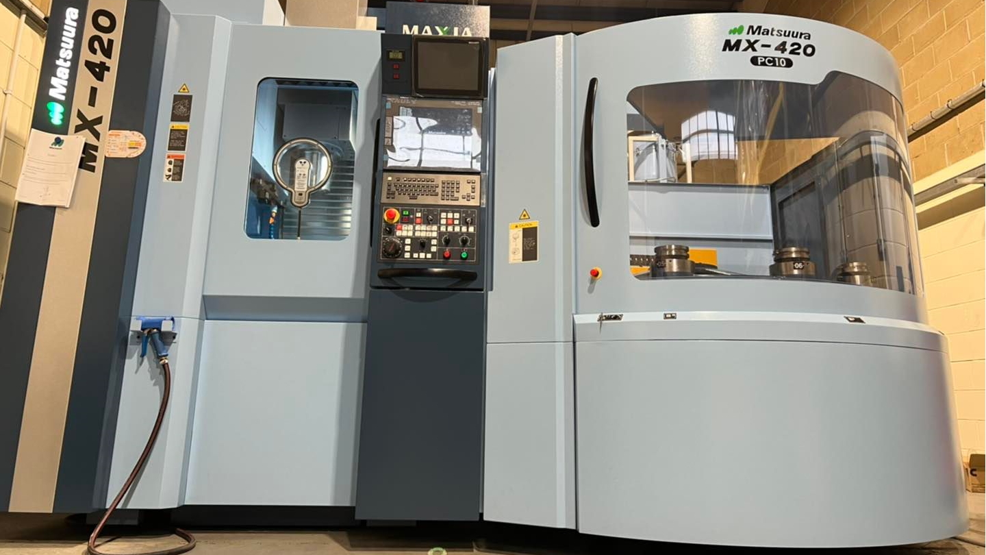 The new Serck Motorsport M X 420 C N C machine by Matsuura